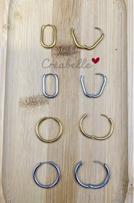 Créoles pour pampilles