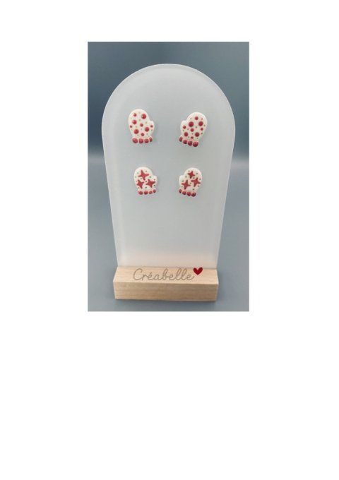 Moufles rouges (2 modèles aux choix)