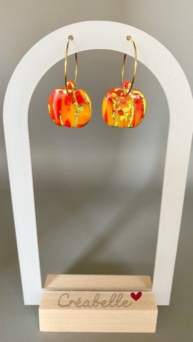 Anneaux dorés & citrouilles